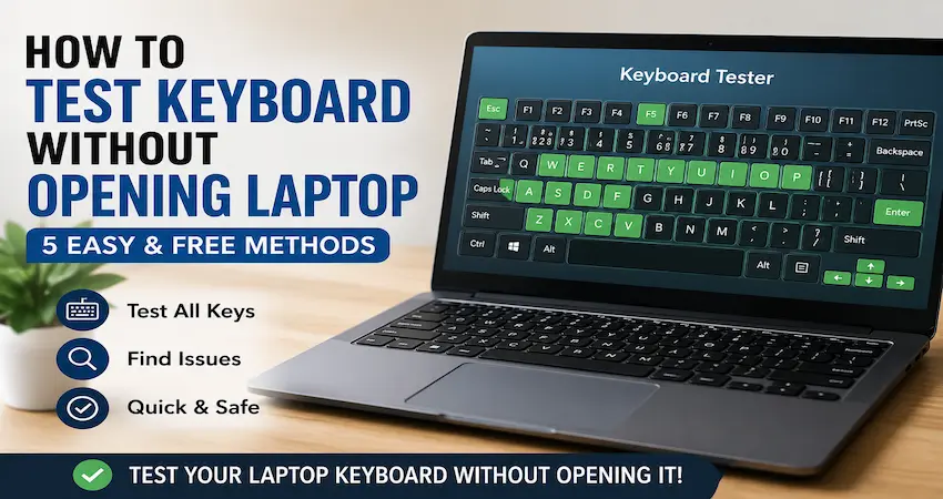 Test Keyboard Without Opening Laptop