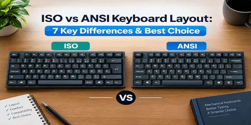 ISO vs ANSI Keyboard Layout: Key Differences and Which One to Choose