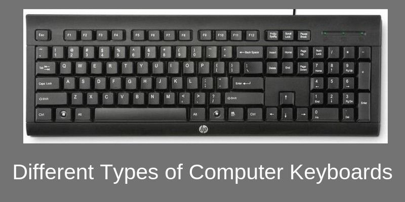 "types of computer keyboards including mechanical,membrane and wireless keyboards" 
